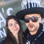 Boy George, съемка рекламы